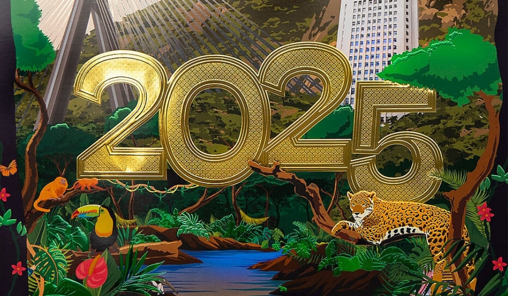 LEONHARD KURZ Wall Calendar 2025 showcasing premium print and decorative finishing inspired by Brazil